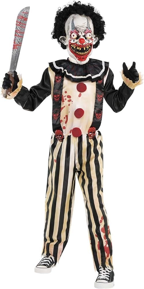 Amscan 9914705 Clown Slasher Kostuum voor Kinderen