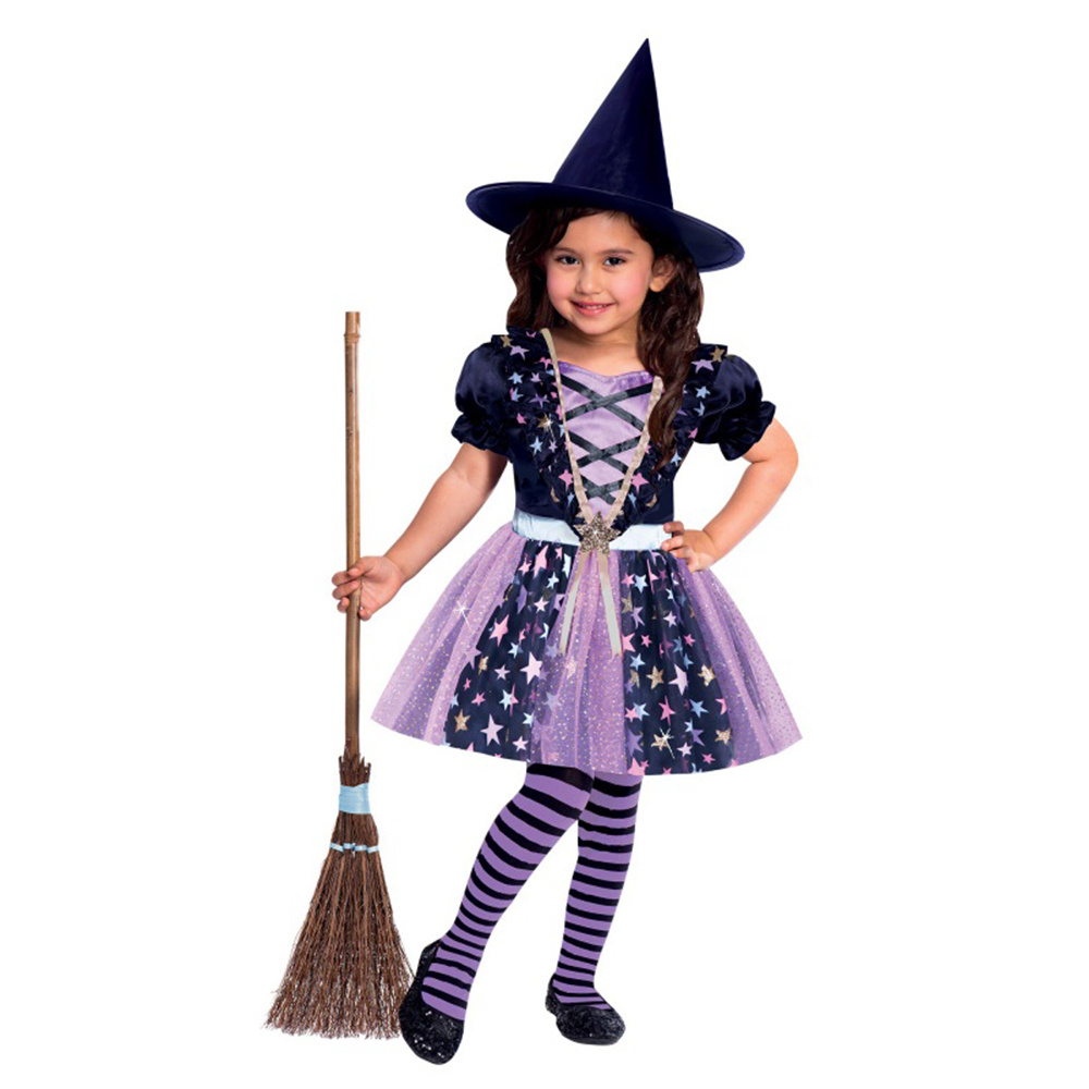 Amscan Halloween Heks Meisjeskostuum 4-6 Jaar