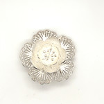Vintage & Occasion  Occasion zilveren bloem broche filigrain