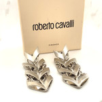 Vintage & Occasion  Occasion Roberto Cavalli stalen oorbellen