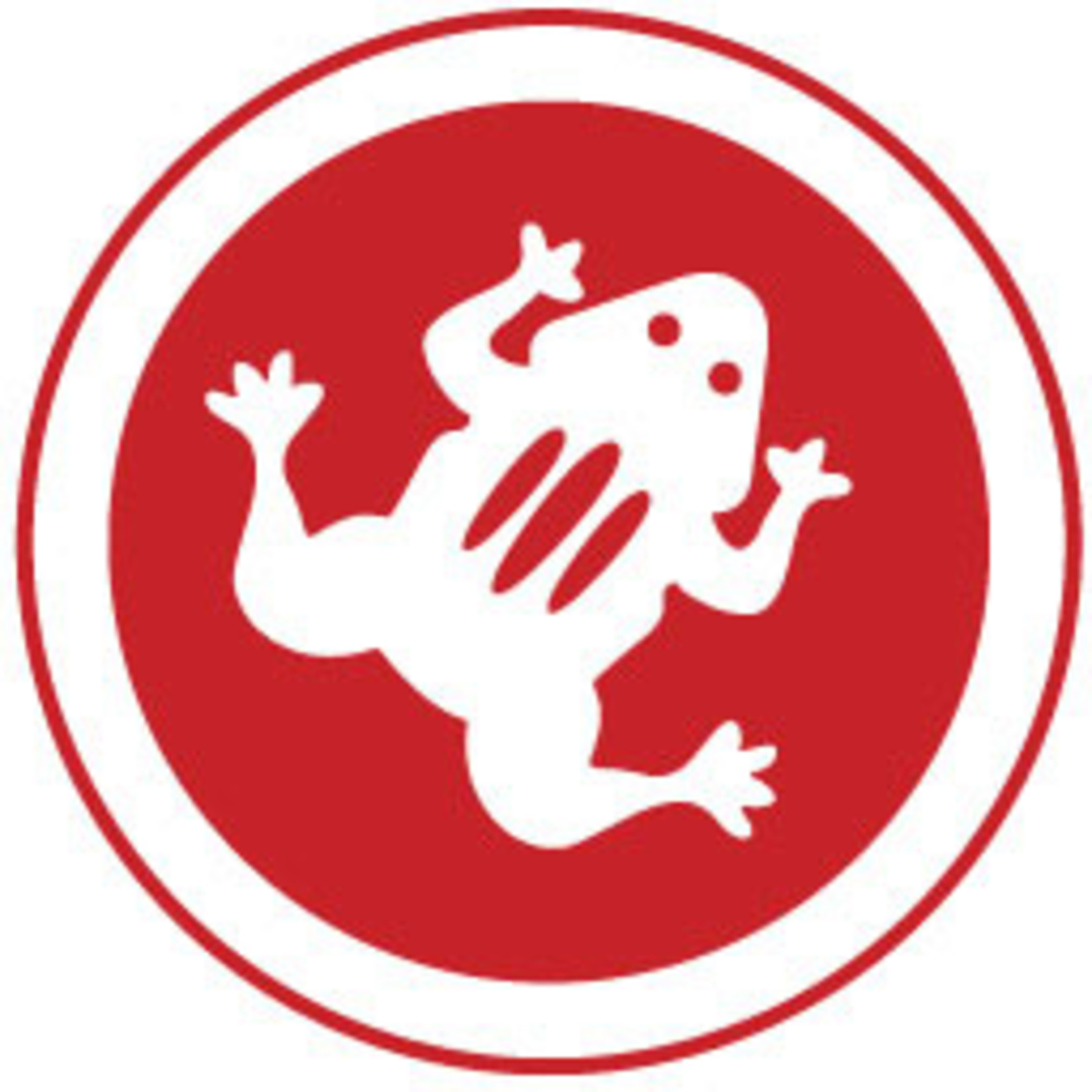 Red bali frog  BJW004 Redbalifrog Twirl Bangle Brass