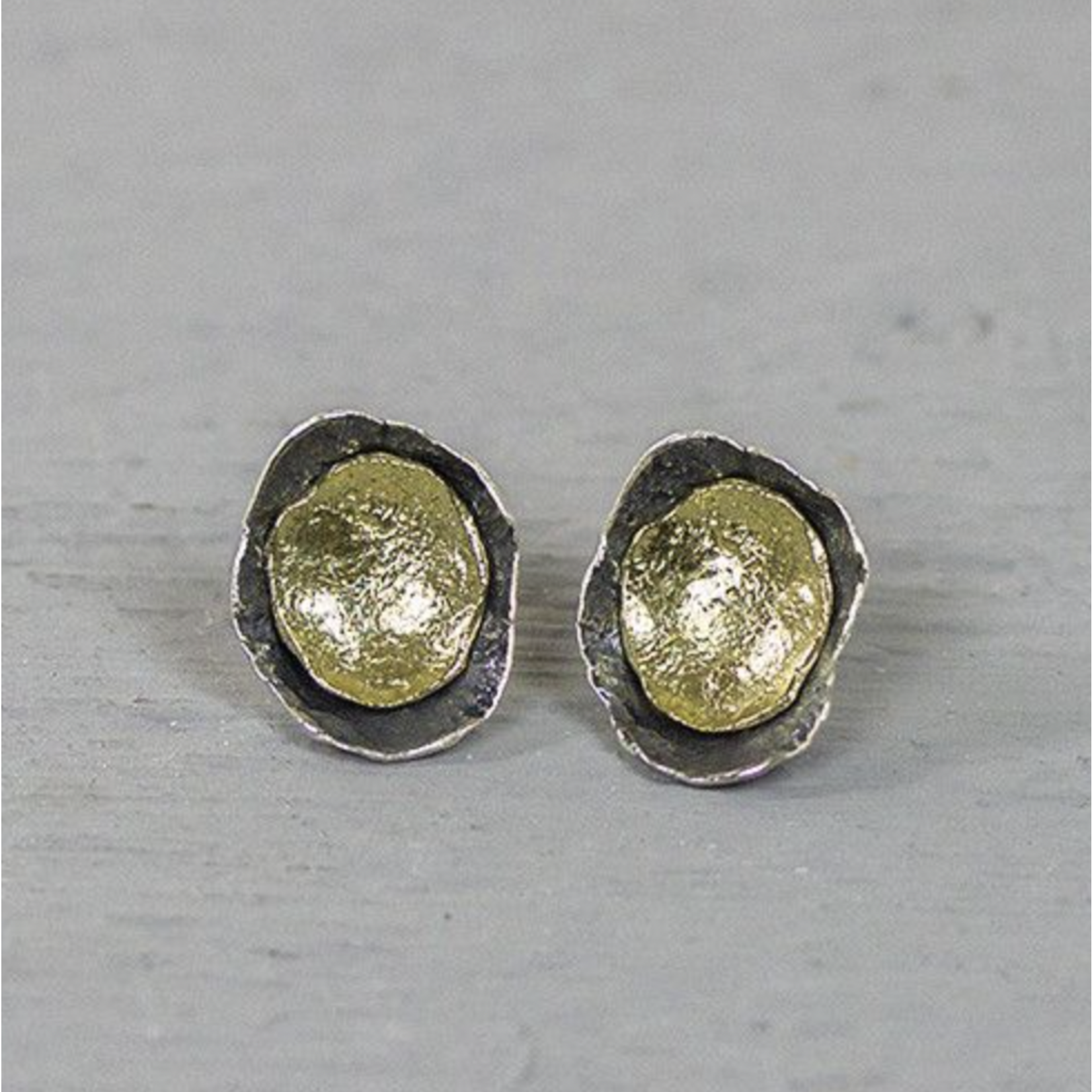 Jéh Jewels Jeh Jewels oorstekers zilver oxy en verguld bakjes 20303