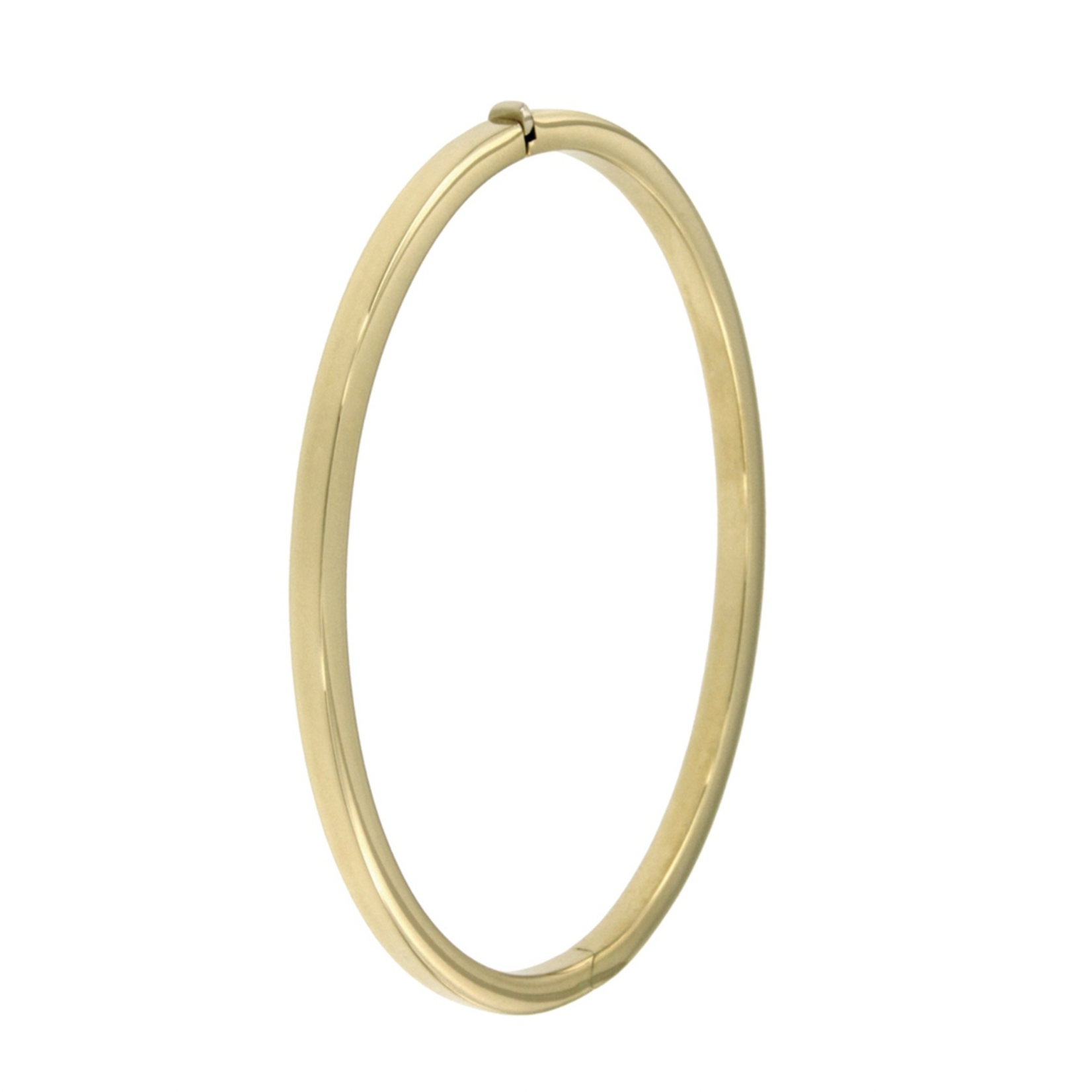 14kt geelgoud rinkelarmband vierkant profiel 3 mm