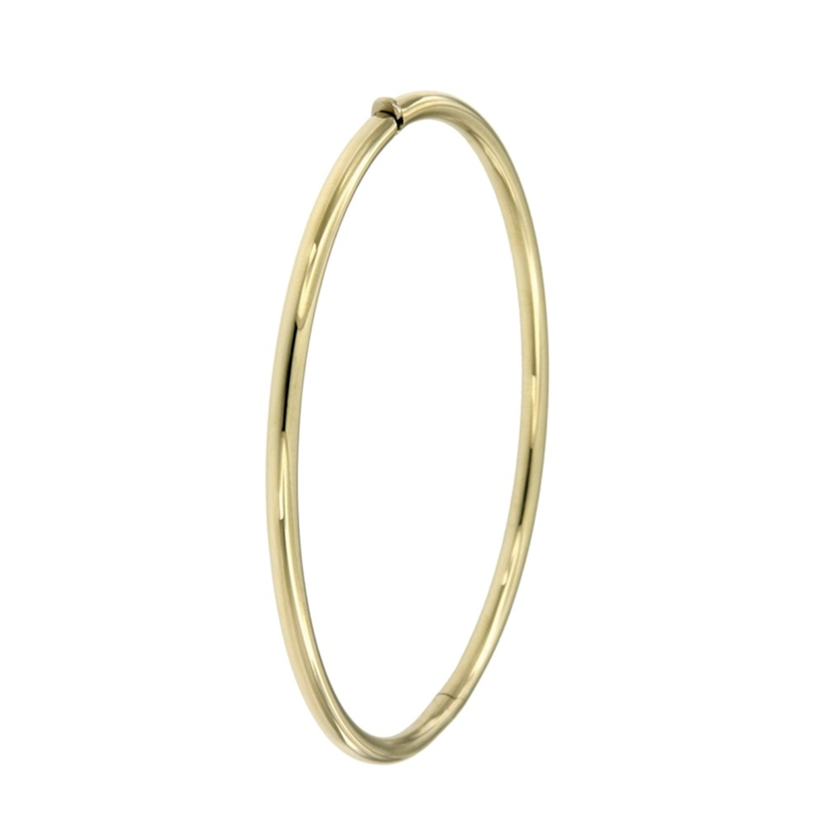 14kt geelgoud rinkelarmband rond profiel 3 mm
