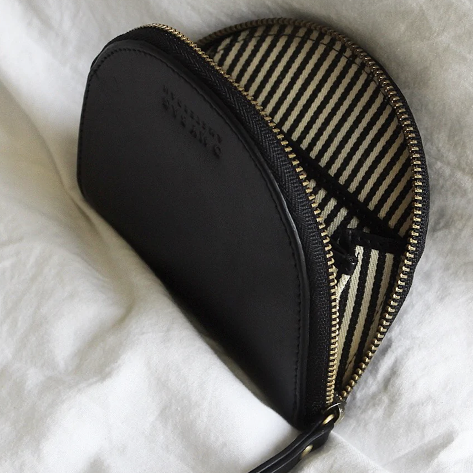 O My Bag O My Bag Laura Coin Purse, Classic of Woven (cognac/black)
