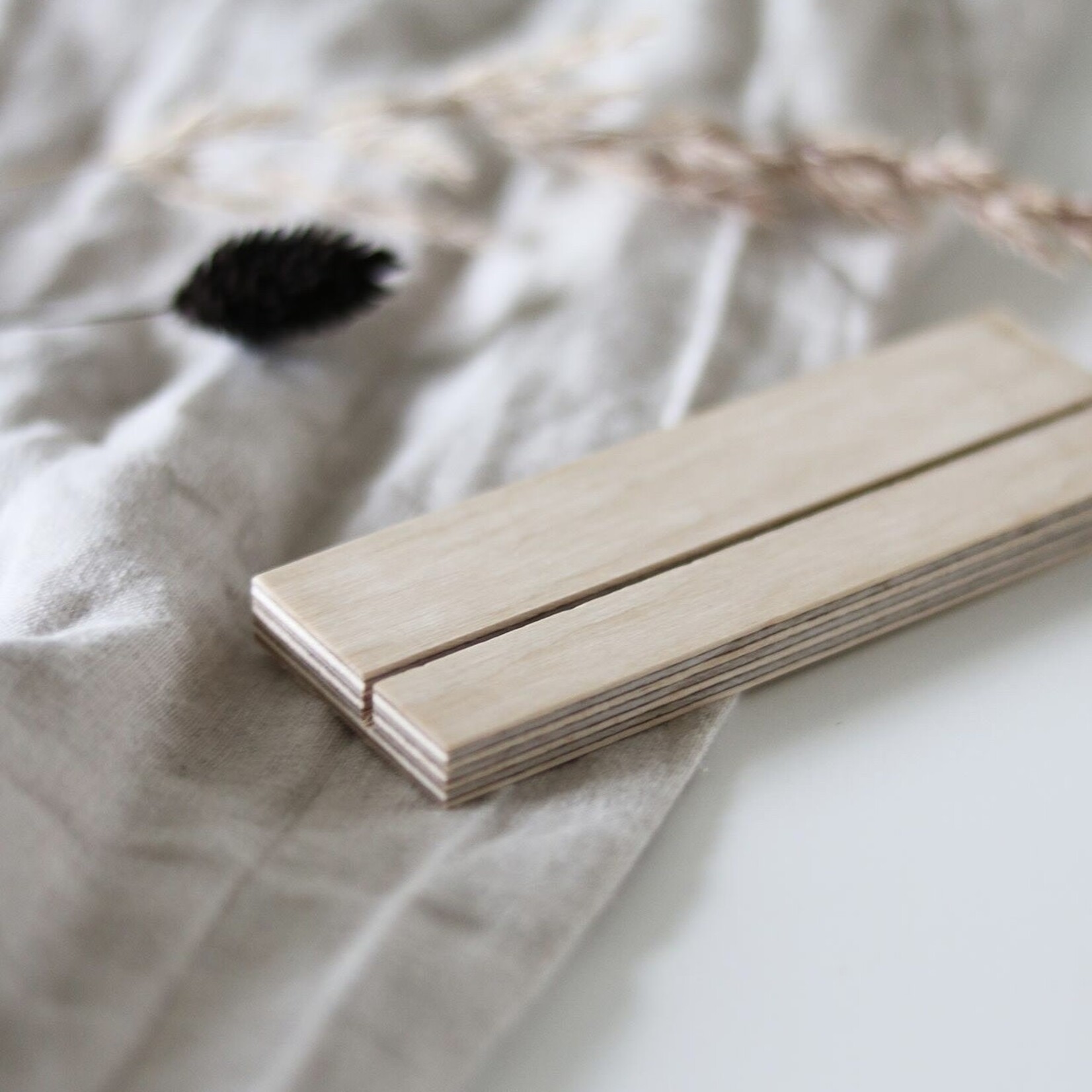 Inkylines Inkylines kaartenhouder berkenhout