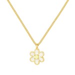 Atelier Brandlinger Brandlinger collier Daisy geelgoud verguld