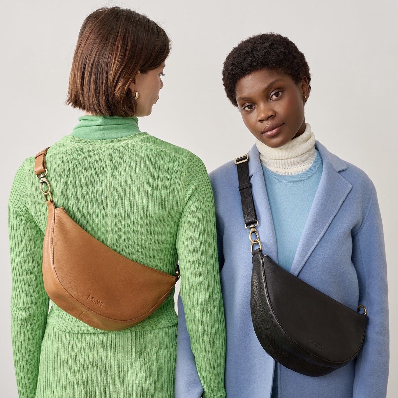 O My Bag O My Bag Leo Midi Soft Grain (cognac/black/chocolate)