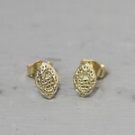 Jéh Jewels Jeh Jewels oorsteker 14 karaat navette klein