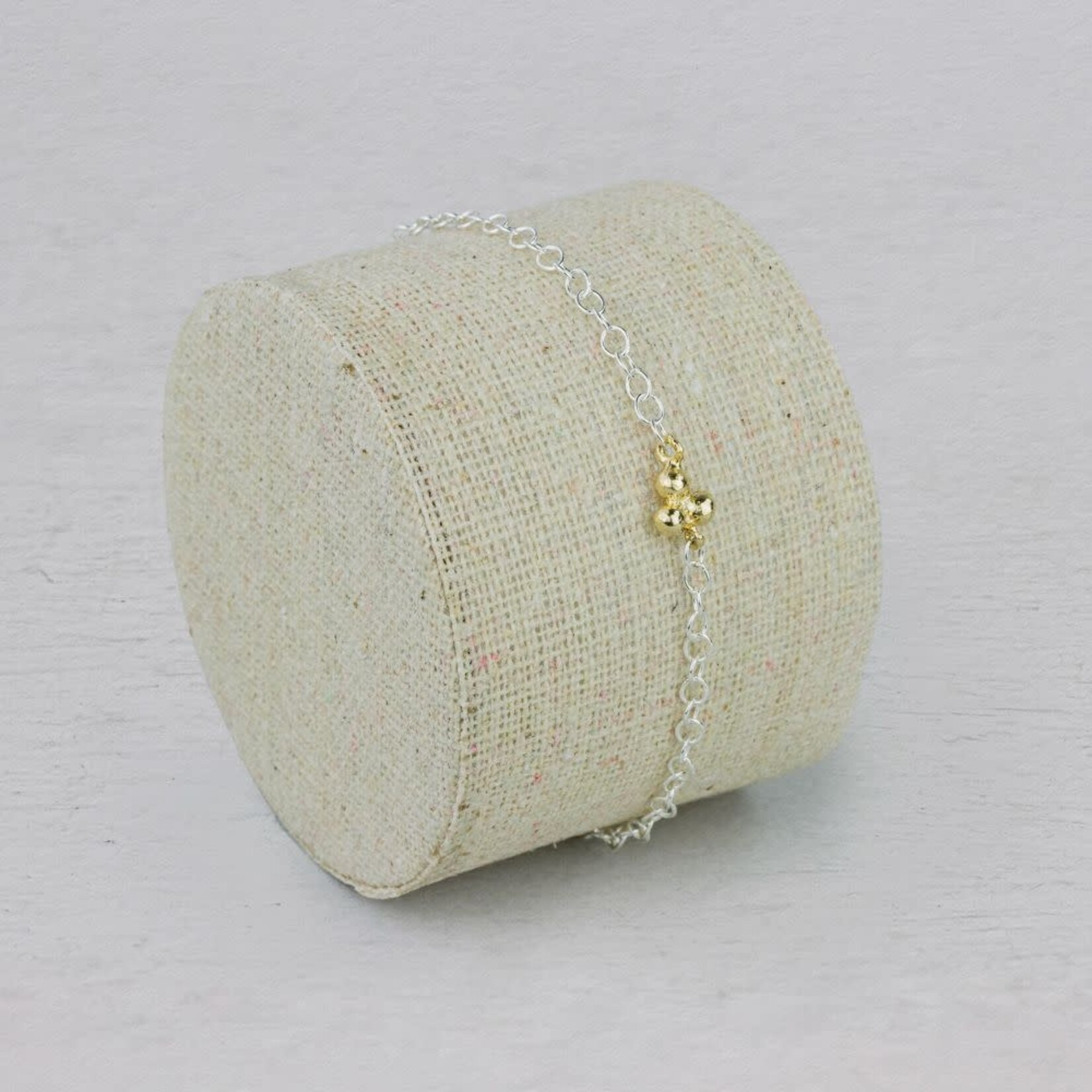 Jéh Jewels Jeh Jewels armband zilver met trosje 9 karaat 21119