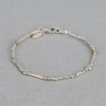 Jéh Jewels Jeh Jewels armband zilver met  “a little touch of goldfilled”