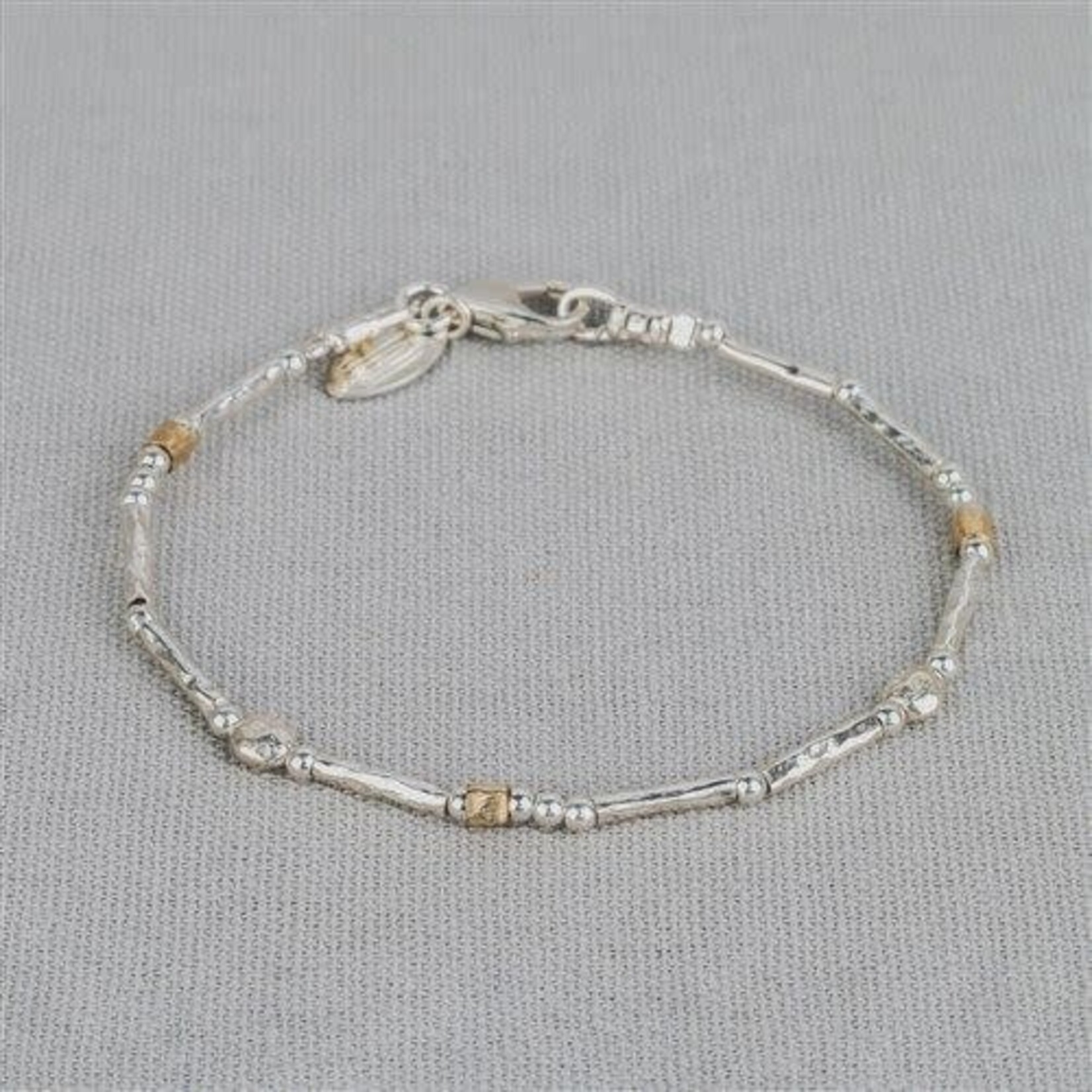 Jéh Jewels Jeh Jewels armband zilver met  “a little touch of goldfilled” 21260-18.5