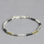 Jéh Jewels Jeh Jewels armband buisjes zilver en goldfilled (diverse lengtes)
