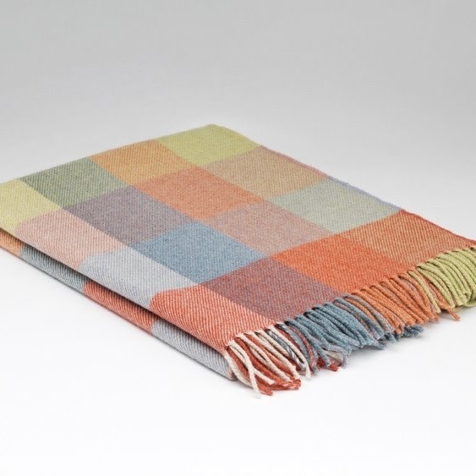 McNutt of Donegal McNutt of Donegal supersoft plaid merino lamswol 200 x 145 cm