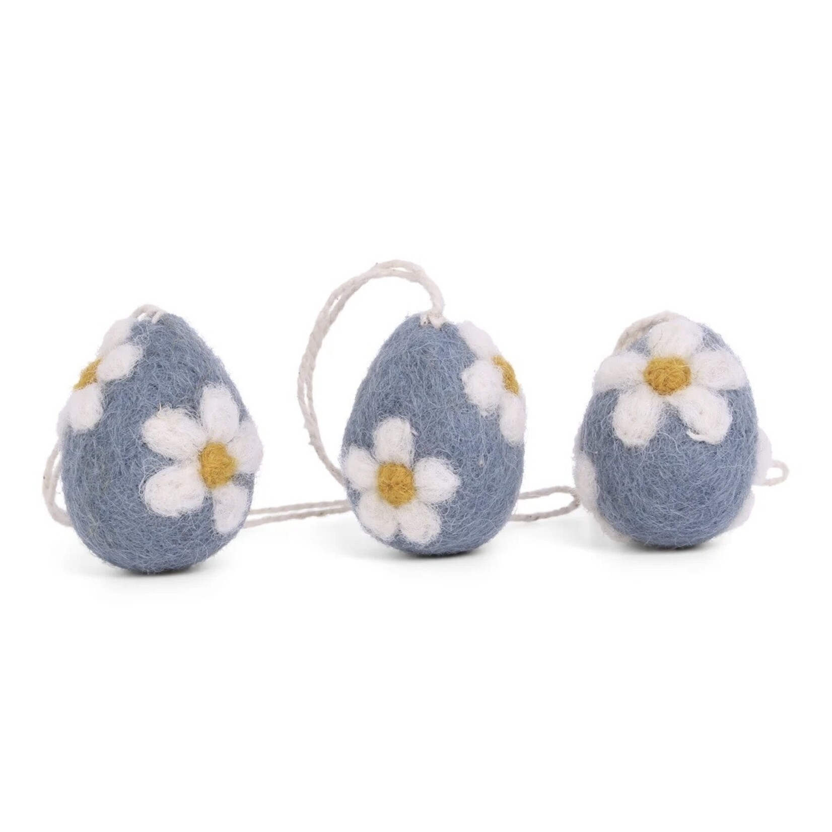 Gry & Sif Gry & Sif Eieren met Bloem, set van 3