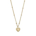 Riverstones Love ketting Verguld