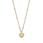 Riverstones Riverstones Love ketting Verguld