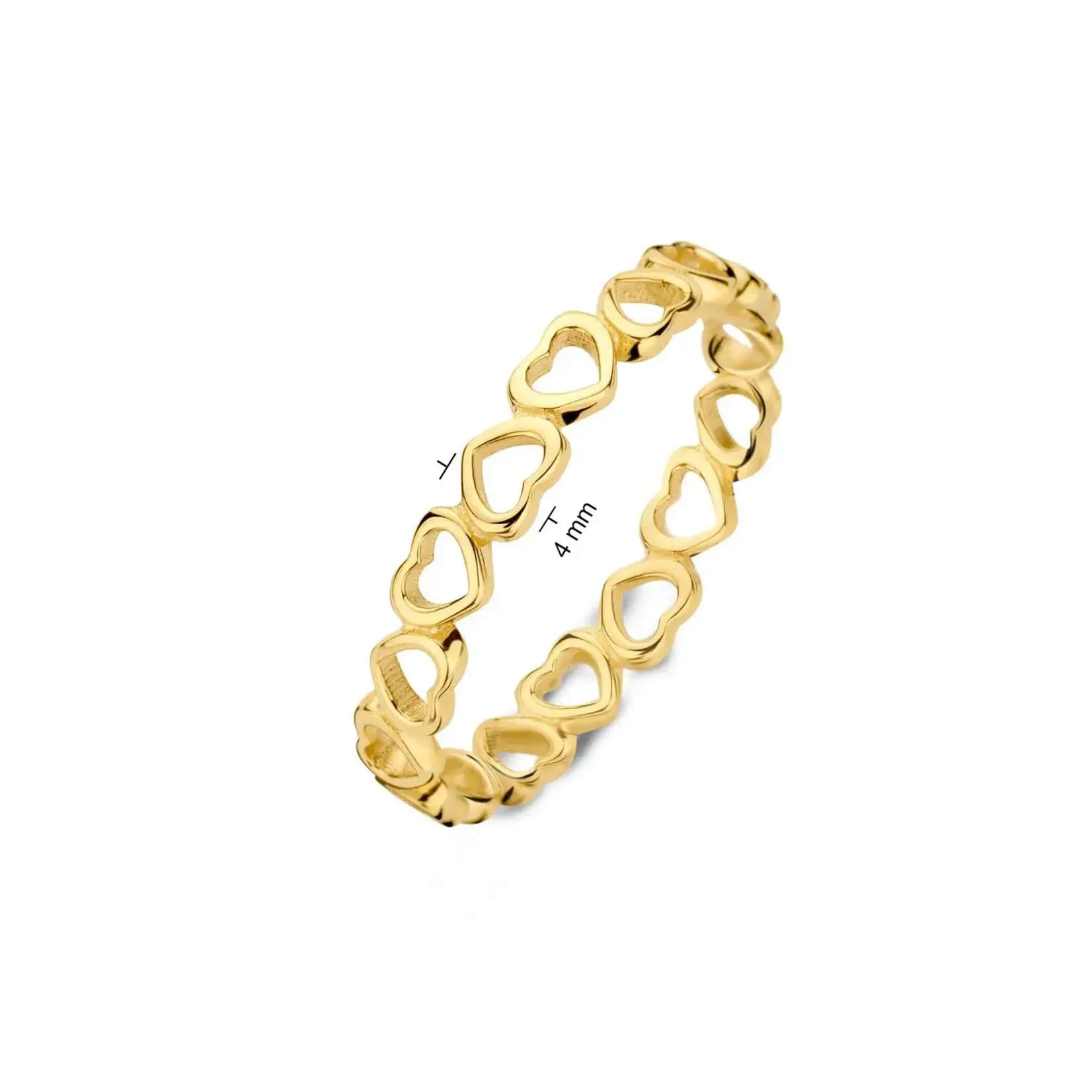 Jackie Gold Jackie Gold Corazon Ring 14 karaat goud