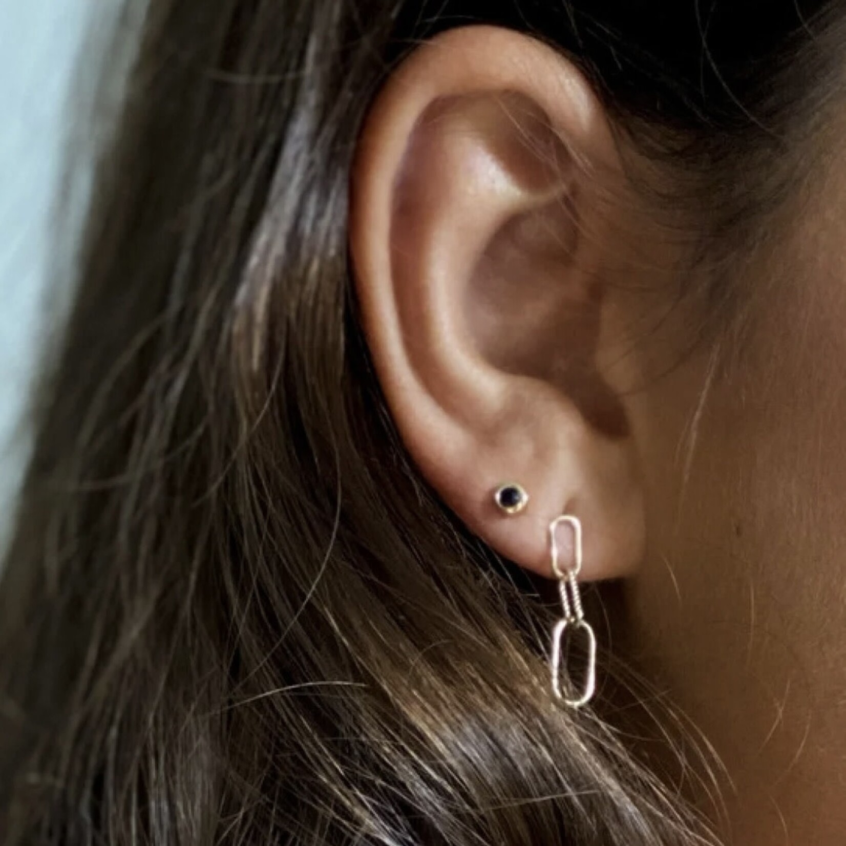 Jackie Gold Jackie Gold Sapphire Studs 14 karaat