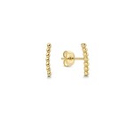 Jackie Gold Jackie Bubble Oorstekers 14kt