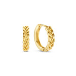 Jackie Gold Jackie Gold Petit Sablon Hoops