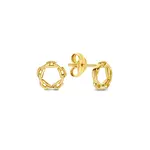 Jackie Gold Jackie Baia Link Oorstekers 14kt