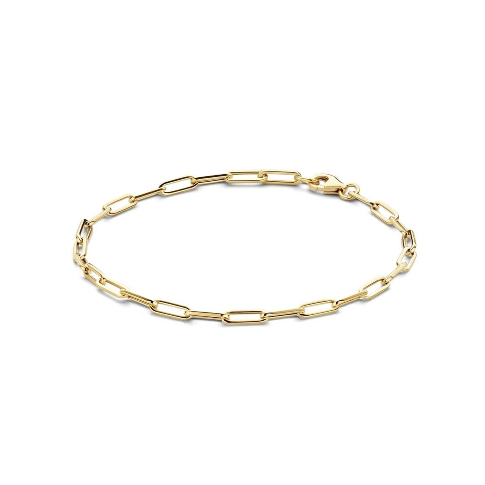 Jackie 14K Gold Jackie Boxlink Armband 14 karaat goud