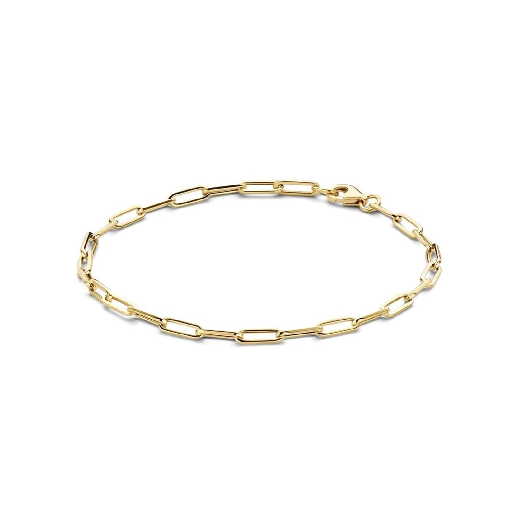 Jackie Gold Jackie Gold Boxlink Bracelet 14 karaat goud