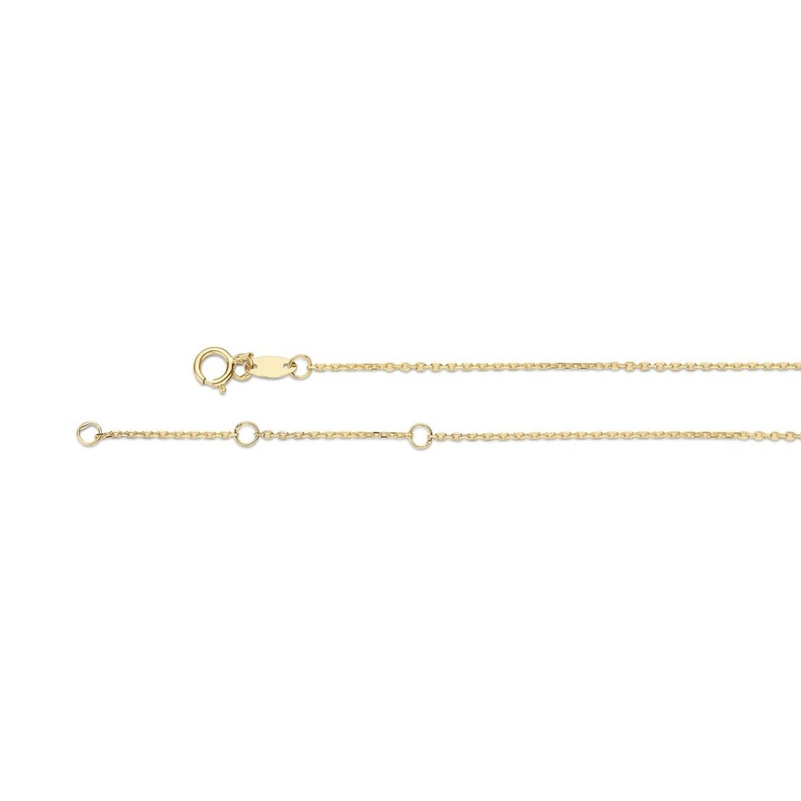 Jackie Gold Jackie Gold Triple Bar Necklace 14 karaat goud