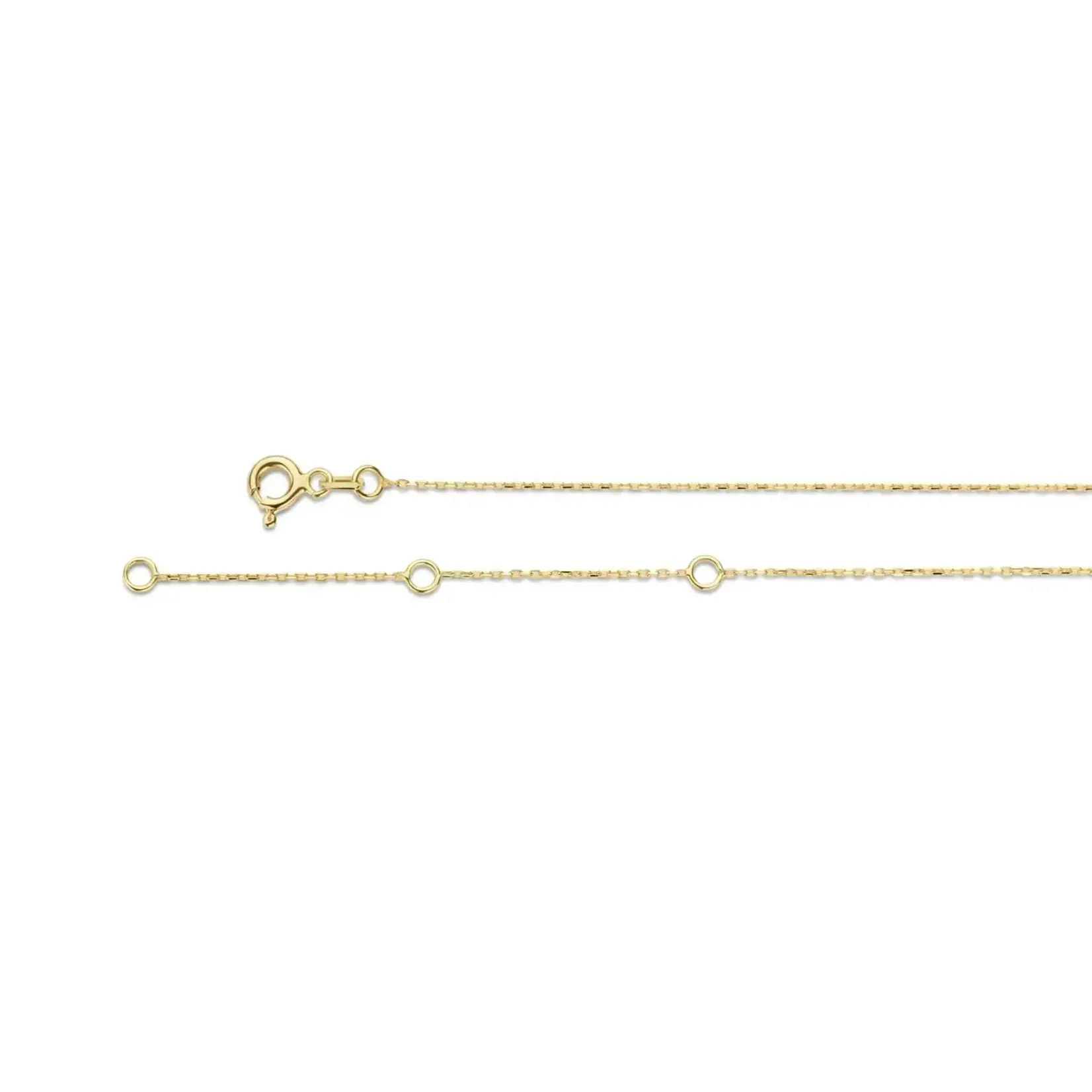 Jackie Gold Jackie Gold London Eye Necklace 14 karaat goud