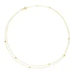 Jackie 14K Gold Jackie Double Bubble Collier 14kt