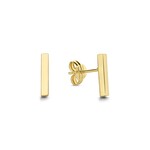 Jackie 14K Gold Jackie Bar Oorstekers 14kt