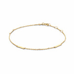 Jackie 14K Gold Jackie Triple Bar Armband 14kt