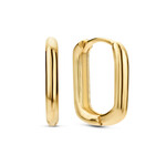 Jackie Gold Jackie Gold Grand Place Rectangle Hoops