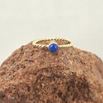 Atelier Île d'Or Ile d'Or ring Agay lapis lazuli 4 mm
