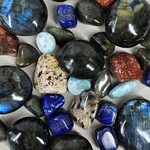 Mineralen trommelstenen H t/m L (diverse soorten)