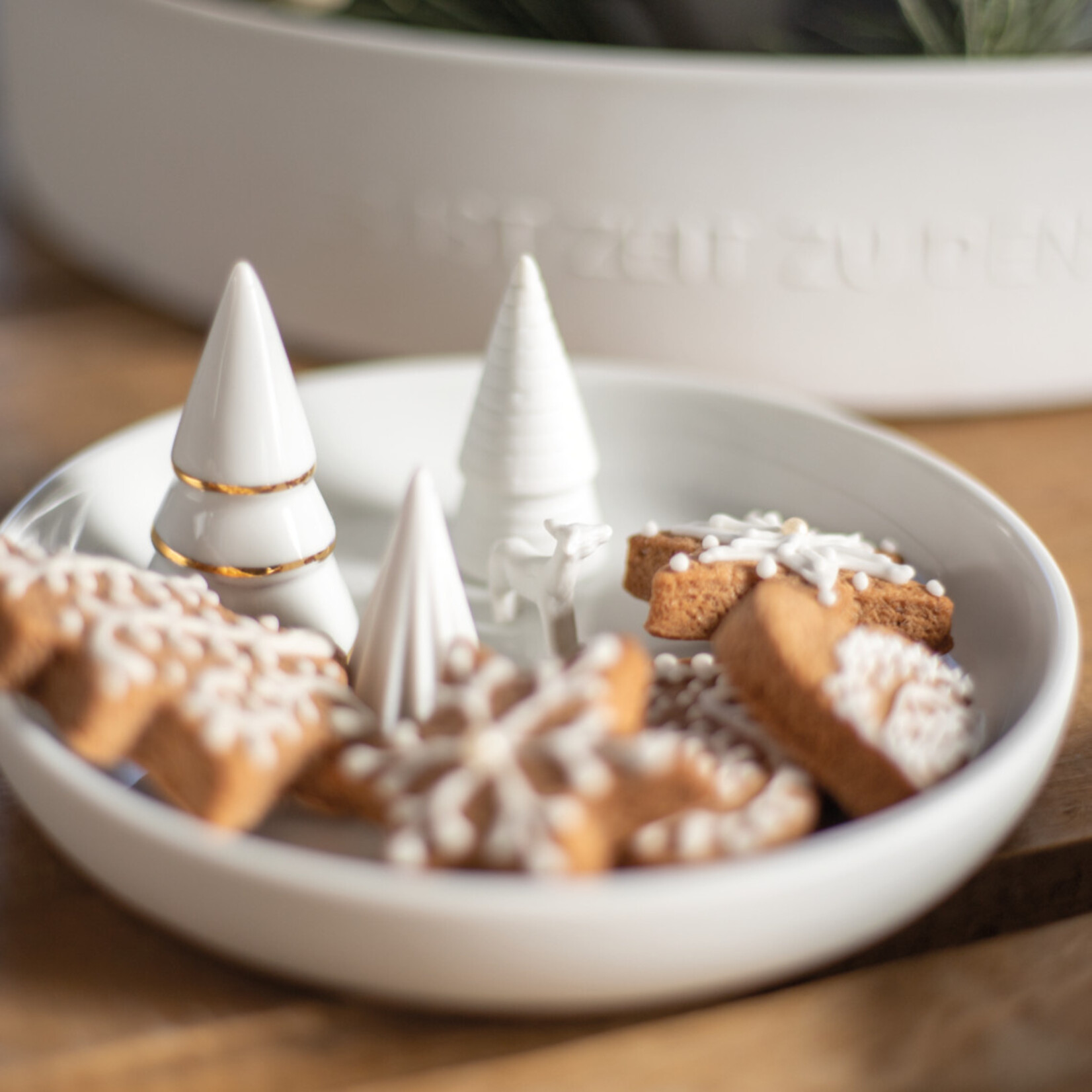 Räder Räder Schaaltje met bomen en hert