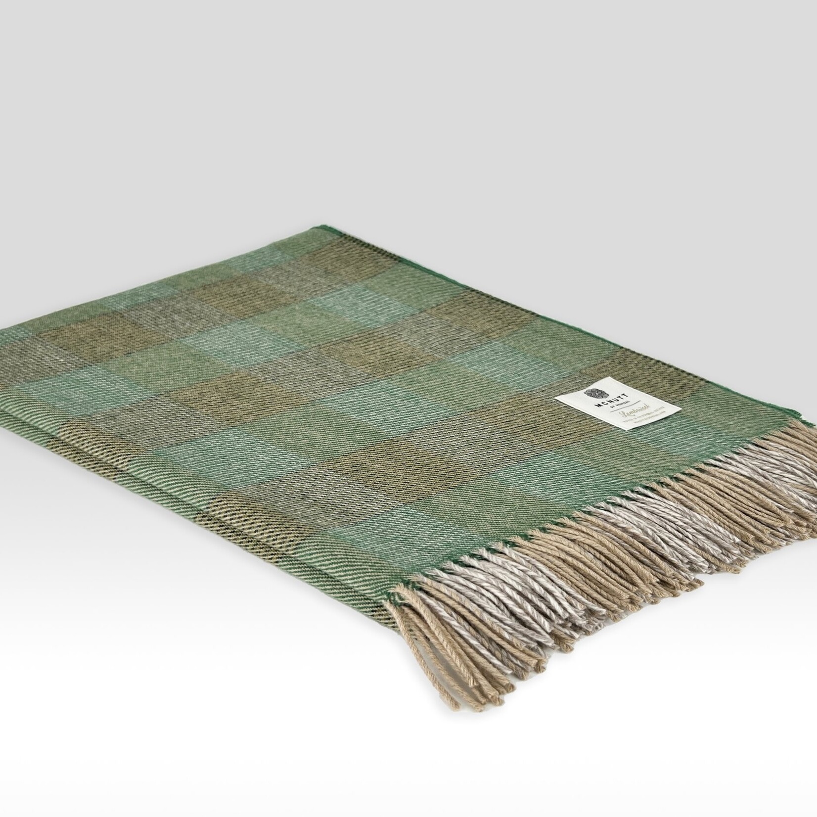 McNutt of Donegal McNutt Lamswol Deken Block 200 x 145 cm