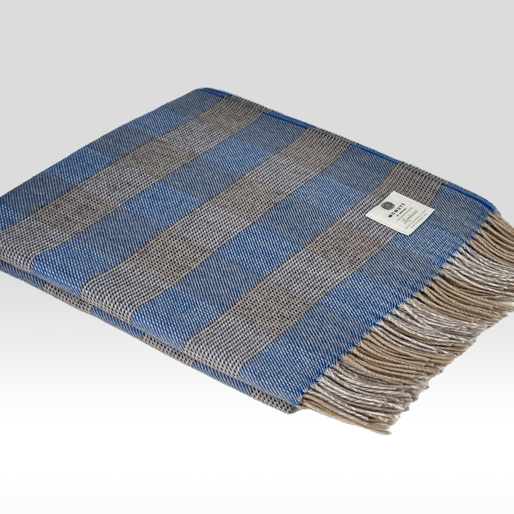 McNutt of Donegal McNutt Lamswol Deken Block 200 x 145 cm