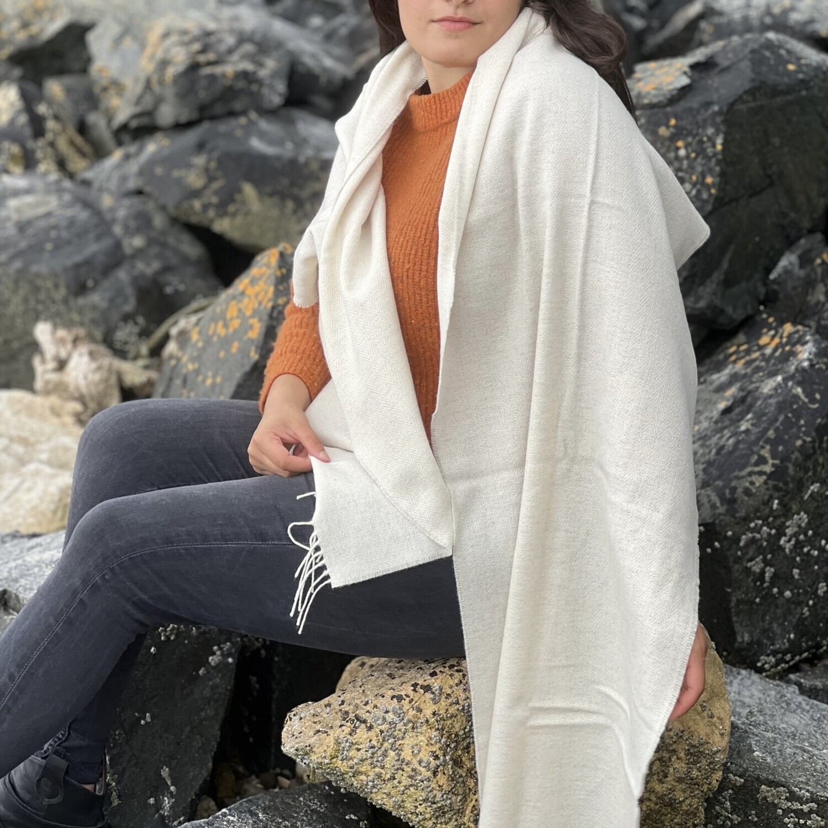 McNutt of Donegal McNutt Kasjmier Pashminas 203 x 45 cm