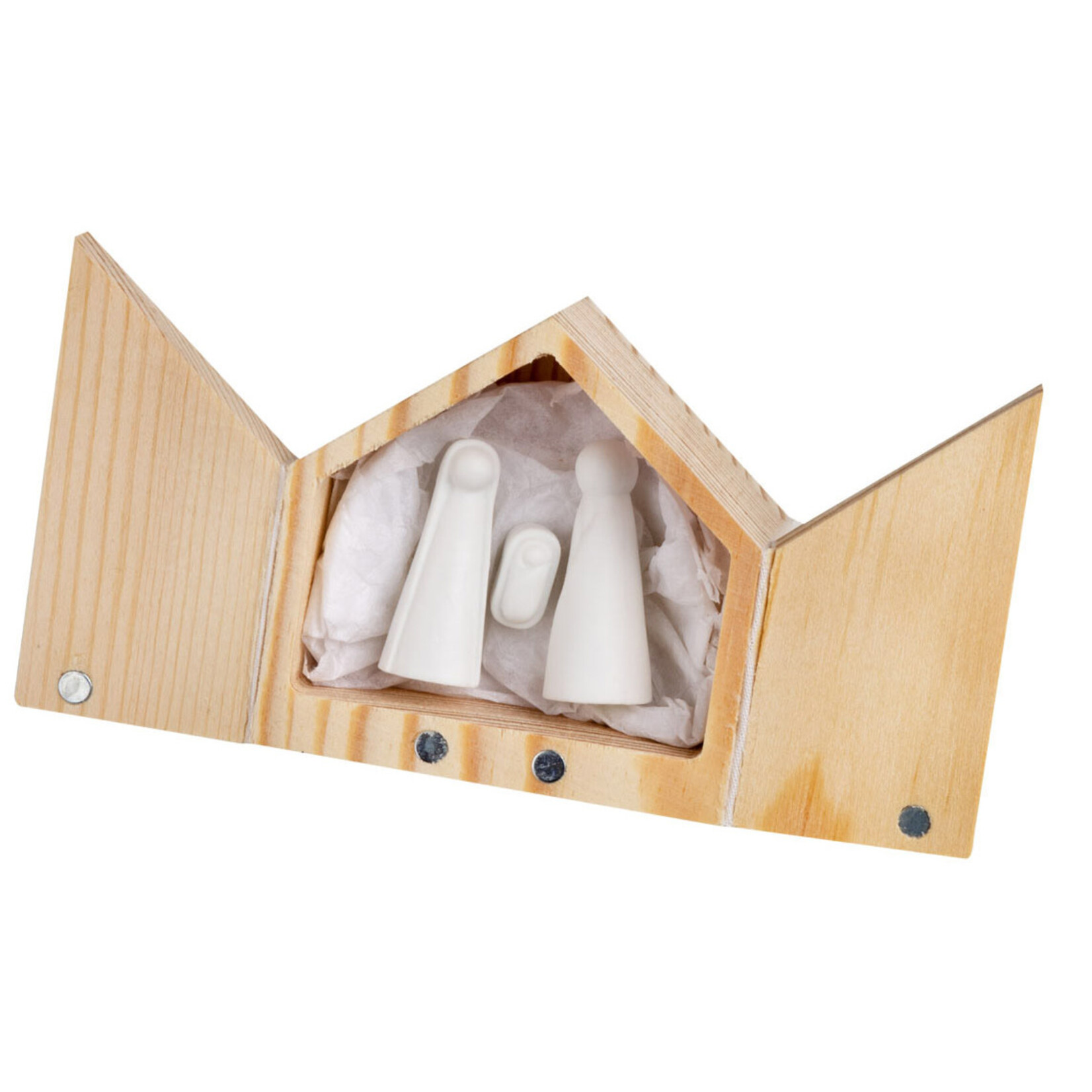 Räder Räder Kleine Kerststal Krippe mini