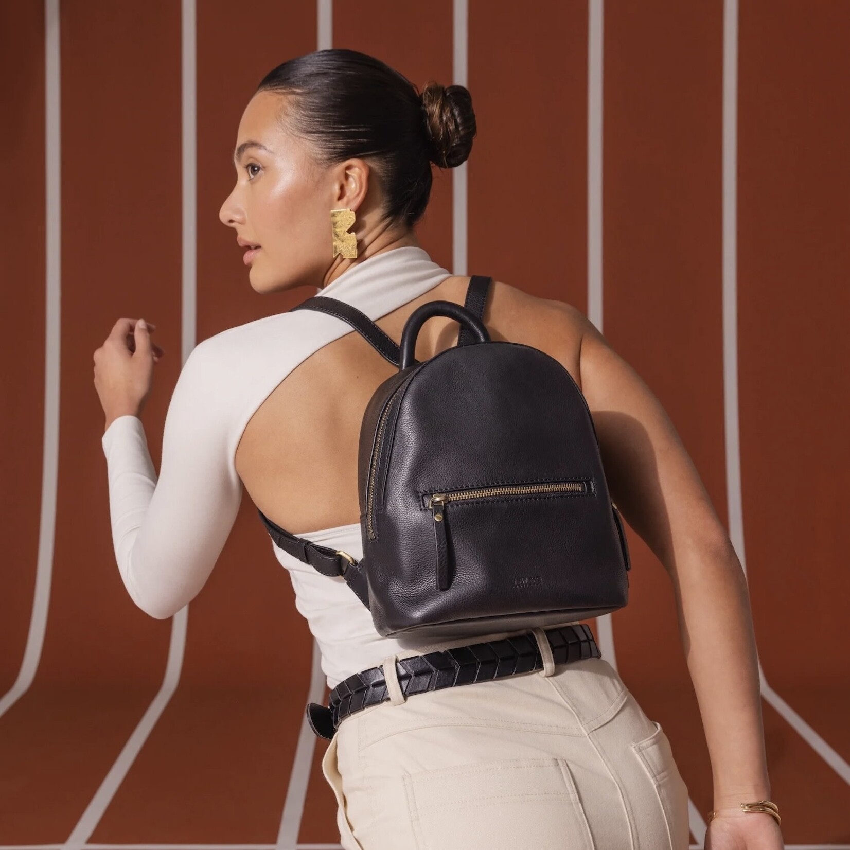 O My Bag O My Bag Ivy Mini Backpack Soft Grain Leather