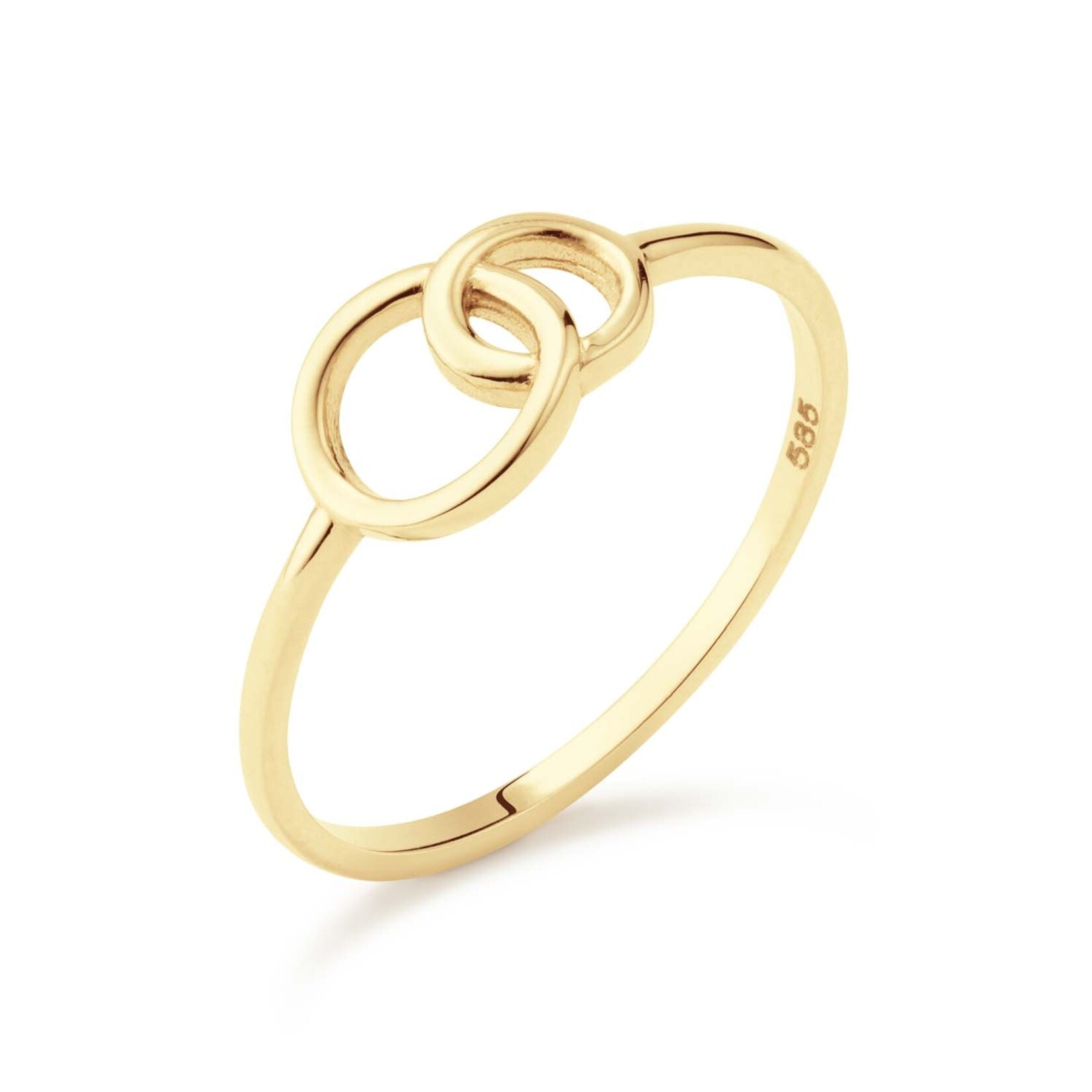 Jackie Gold Jackie Gold Giro Doppio Ring 14 karaat goud