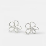 Studio MHL Studio MHL Oorstekers Flowerknot klein zilver/verguld
