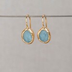 Jéh Jewels Jeh Jewels oorhangers Aquamarijn