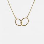 Studio MHL Studio MHL Collier Double Wire zilver/verguld