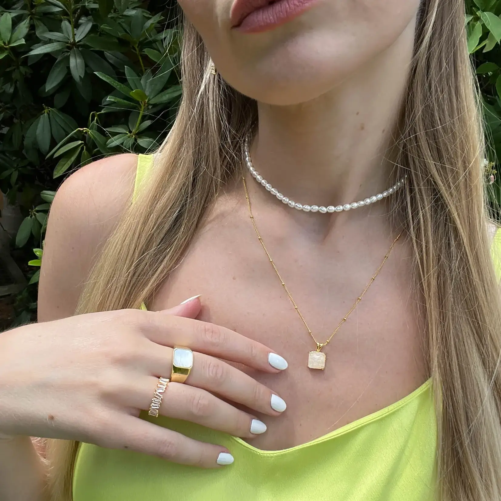 Atelier Brandlinger Brandlinger collier Rosario geelgoud verguld