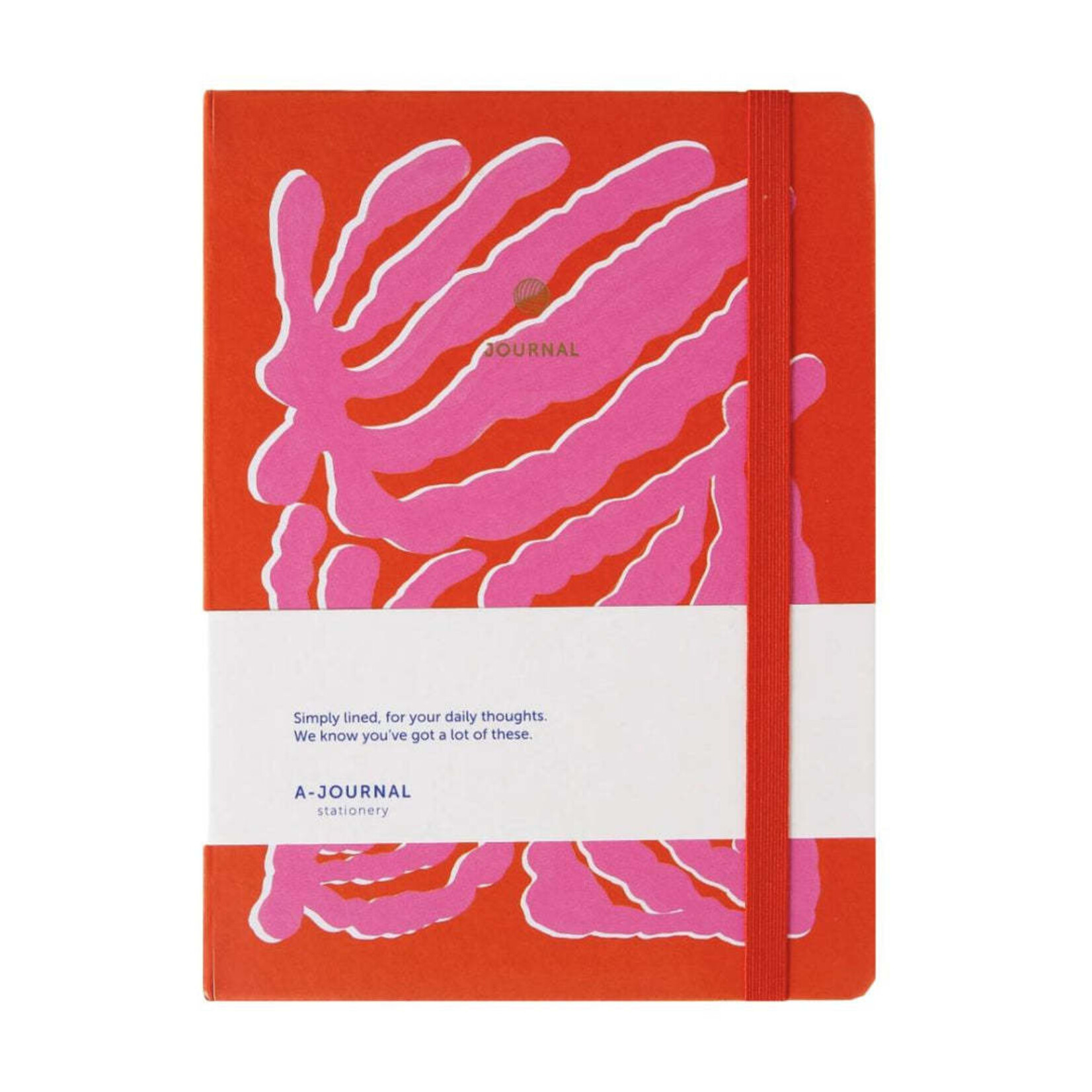 A-Journal A-Journal Notebook Groovy Pink