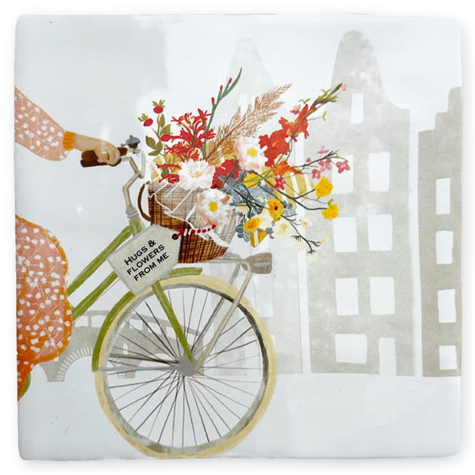 StoryTiles StoryTiles Siertegel 10x10 Gefeliciteerd/dank je (meerdere soorten)