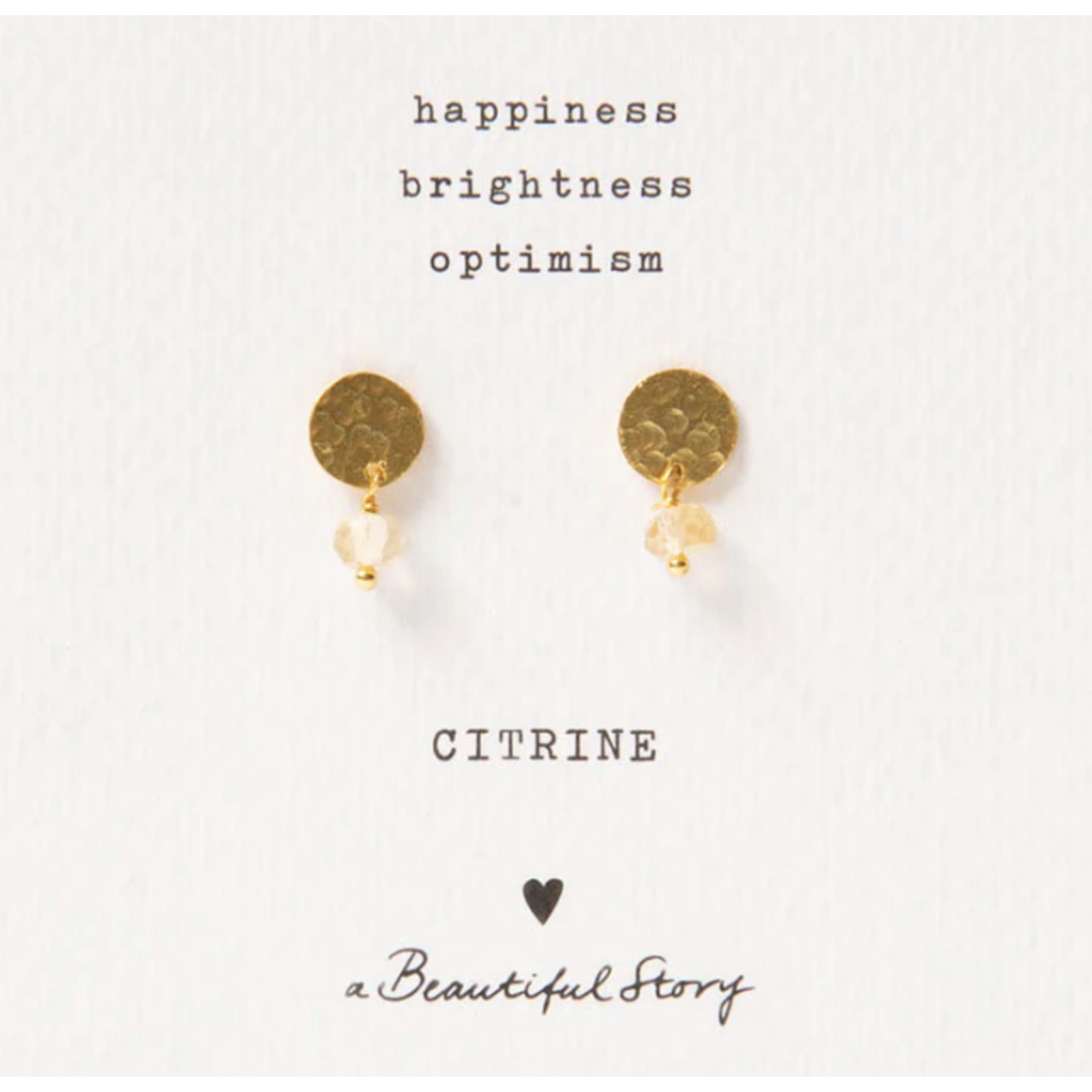A Beautiful Story A Beautiful Story Mini Coin Oorstekers